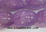 CNA977 15.5 inches 12*16mm drum natural lavender amethyst beads