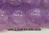 CNA980 15.5 inches 12*12mm drum natural lavender amethyst beads