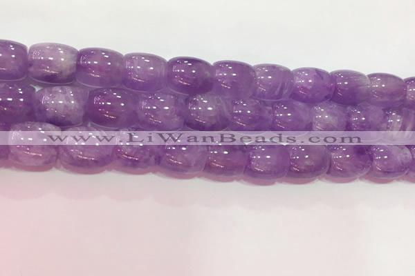 CNA981 15.5 inches 14*14mm drum natural lavender amethyst beads