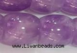 CNA982 15.5 inches 16*16mm drum natural lavender amethyst beads