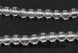 CNC01 15.5 inches 6mm round grade AB natural white crystal beads