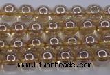 CNC500 15.5 inches 4mm round dyed natural white crystal beads