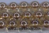 CNC503 15.5 inches 10mm round dyed natural white crystal beads