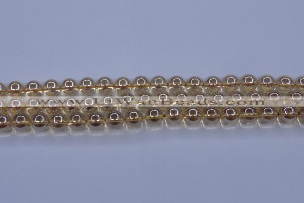 CNC503 15.5 inches 10mm round dyed natural white crystal beads