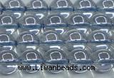 CNC511 15.5 inches 10mm round dyed natural white crystal beads