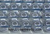 CNC512 15.5 inches 12mm round dyed natural white crystal beads