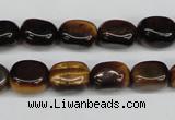 CNG01 15.5 inches 9*12mm nuggets yellow tiger eye gemstone beads