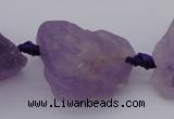 CNG1005 15.5 inches 15*25mm - 25*30mm nuggets amethyst gemstone beads