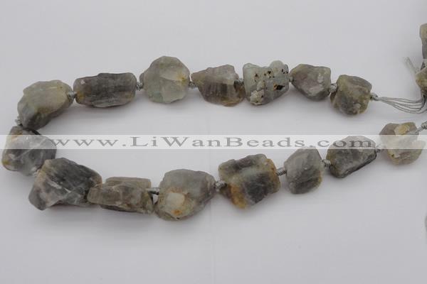 CNG1011 15.5 inches 15*25mm - 25*30mm nuggets labradorite beads