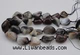 CNG1097 15.5 inches 18*25mm - 25*35mm nuggets botswana agate beads