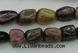 CNG1107 15.5 inches 8*12mm - 10*14mm nuggets tourmaline beads