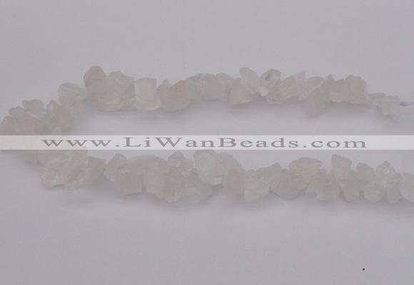 CNG1115 15.5 inches 8*12mm - 13*18mm nuggets white crystal beads