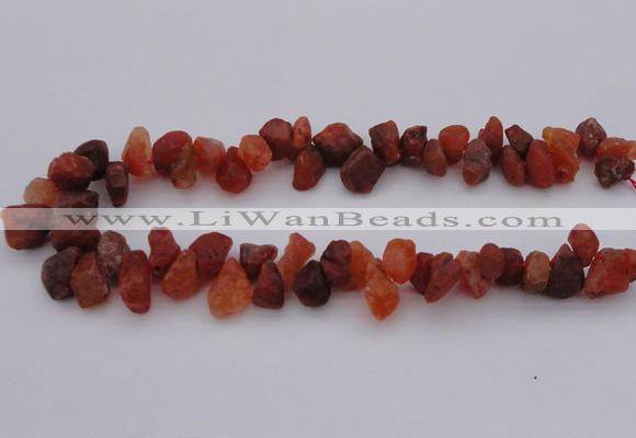 CNG1123 15.5 inches 8*12mm - 13*18mm nuggets red agate beads