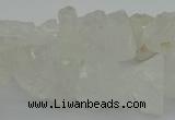 CNG1128 15.5 inches 8*12mm - 13*18mm nuggets white crystal beads