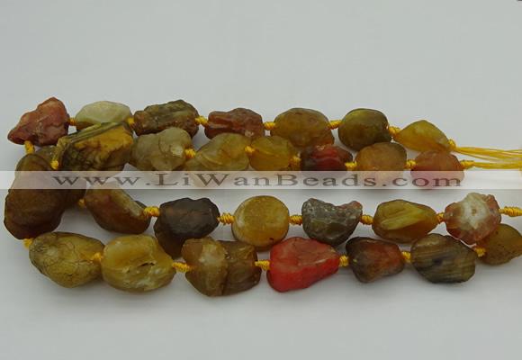 CNG1168 15.5 inches 15*25mm - 25*30mm nuggets agate beads