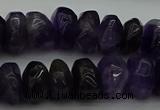 CNG1180 15.5 inches 6*14mm - 8*14mm nuggets amethyst beads