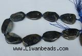 CNG1219 15.5 inches 25*30mm - 30*45mm freeform agate beads