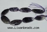 CNG1227 15.5 inches 20*40mm - 25*50mm freeform amethyst beads