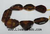 CNG1243 15.5 inches 30*50mm - 40*60mm freeform agate beads