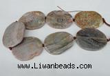 CNG1256 15.5 inches 40*50mm - 45*55mm freeform agate beads