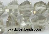 CNG1314 12*18mm – 14*28mm faceted nuggets smoky quartz beads