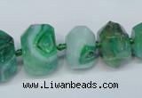 CNG1367 15.5 inches 8*12mm - 22*30mm faceted nuggets agate beads