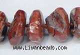 CNG1372 15.5 inches 12*20mm - 18*30mm nuggets agate beads