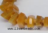 CNG1400 15.5 inches 10*15mm - 12*22mm nuggets agate gemstone beads