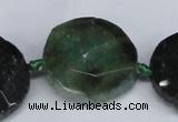 CNG1407 15.5 inches 20*25mm - 30*35mm faceted freeform agate beads