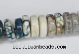 CNG1444 15.5 inches 6*15mm - 8*15mm nuggets agate gemstone beads