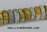 CNG1445 15.5 inches 6*15mm - 8*15mm nuggets agate gemstone beads