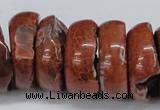 CNG1462 15.5 inches 11*30mm - 13*30mm nuggets agate gemstone beads