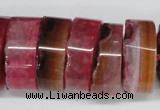 CNG1474 15.5 inches 10*25mm - 14*25mm nuggets agate gemstone beads