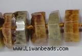 CNG1486 15.5 inches 10*15mm - 12*25mm nuggets agate gemstone beads