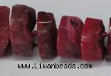 CNG1487 15.5 inches 10*15mm - 12*25mm nuggets agate gemstone beads