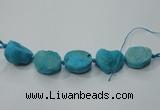 CNG1514 8 inches 20*30mm - 25*35mm freeform agate beads