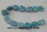 CNG1520 8 inches 12*16mm - 15*22mm freeform agate beads