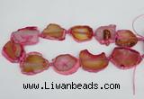 CNG1613 15.5 inches 25*35mm - 30*45mm freeform agate gemstone beads