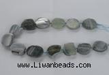 CNG1658 15.5 inches 22*28mm - 25*30mm freeform druzy agate beads