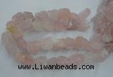 CNG1821 15.5 inches 20*25mm - 25*30mm nuggets rose quartz beads