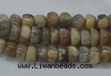 CNG214 15.5 inches 6*8mm nuggets moonstone gemstone beads