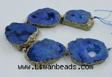 CNG2341 7.5 inches 40*50mm - 55*60mm freeform druzy agate beads