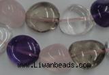 CNG235 15.5 inches 15*16mm nuggets mixed quartz beads