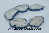 CNG2355 7.5 inches 40*50mm - 55*60mm freeform druzy agate beads