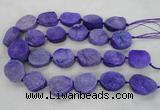 CNG2412 15.5 inches 22*28mm - 28*35mm freeform agate beads