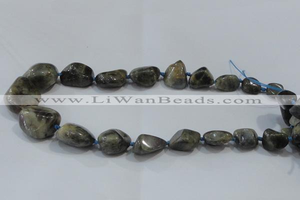 CNG2520 15.5 inches 10*14mm - 20*35mm nuggets labradorite beads