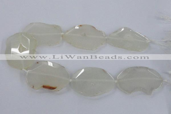 CNG2535 15.5 inches 40*45mm - 45*55mm freeform druzy agate beads