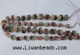 CNG2546 8*12mm – 13*18mm tube druzy quartz beads wholesale