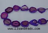 CNG2609 15.5 inches 30*35mm - 40*45mm freeform agate beads