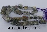 CNG2632 15.5 inches 18*25mm - 20*40mm freeform druzy amethyst beads